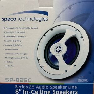 White In-Ceiling Speaker